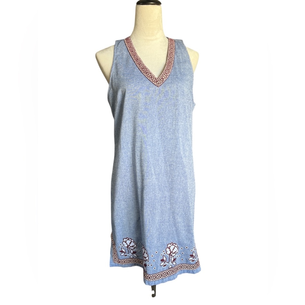 Jade Melody Tam 100% Cotton Sleeveless Dress size M